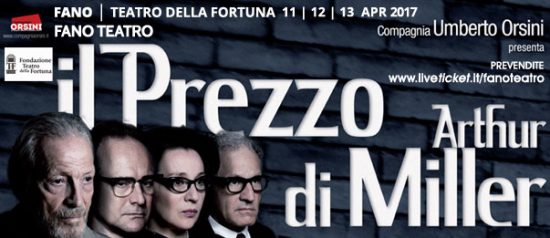 Umberto Orsini "Il prezzo" al Teatro Della Fortuna a Fano