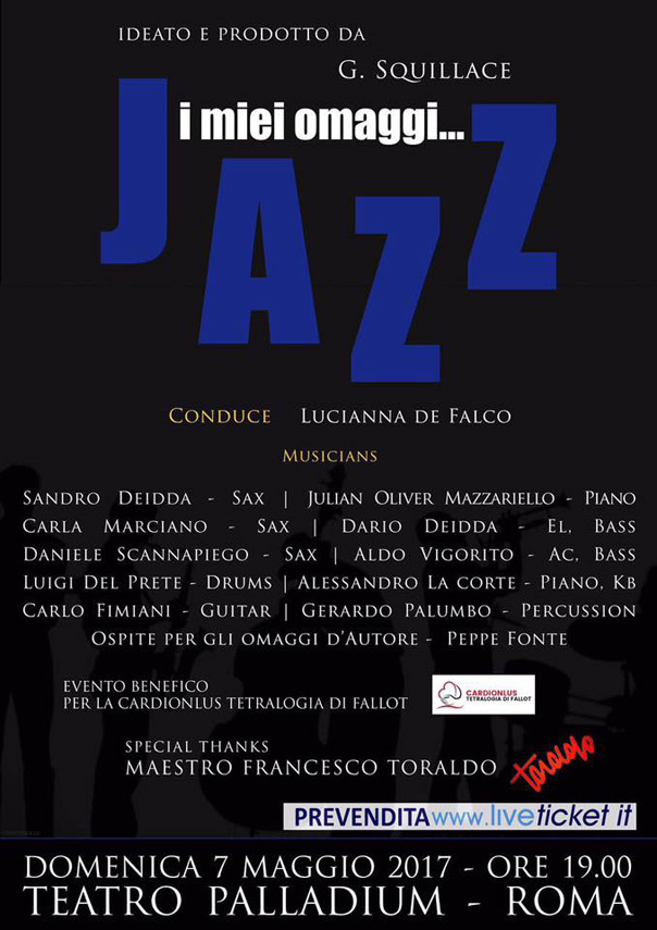 I miei omaggi...Jazz al Teatro Palladium a Roma