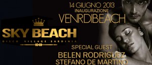 Inaugurazione "Gucci's" con Belen Rodriguez - Sky Beach Sardinia