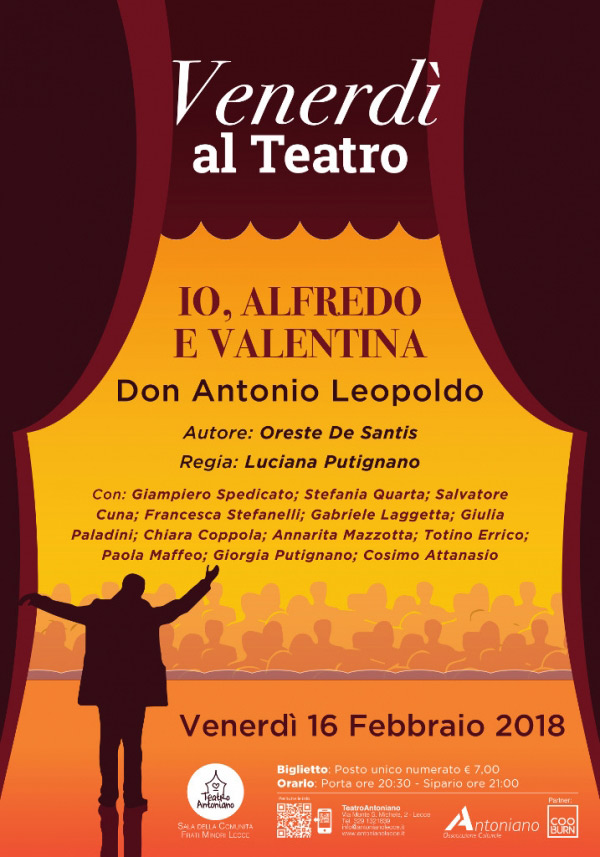 Io, Alfredo e Valentina al Teatro Antoniano di Lecce