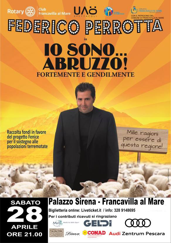 Federico Perrotta "Io sono Abruzzo" al Palazzo Sirena a Francavilla al Mare