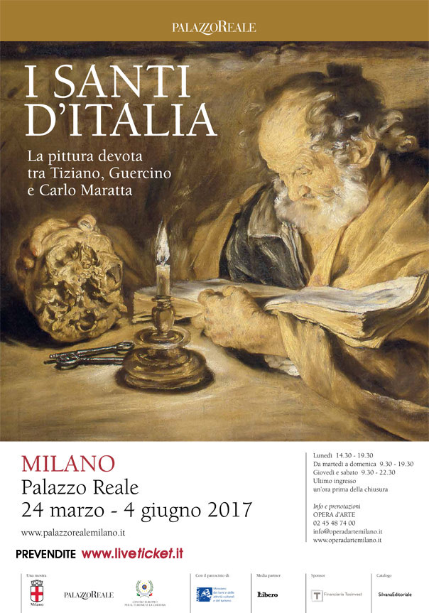 Mostra "I Santi d'Italia" La pittura devota tra Tiziano - Guercino e Carlo Maratta al Palazzo Reale di Milano