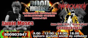 Jamie Moses + Everqueen@Road House Music Pub a Nemi