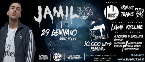 10.000 Uzi's Festival - Jamil Black Book 2 Tour al Meet Eventi di Atripalda