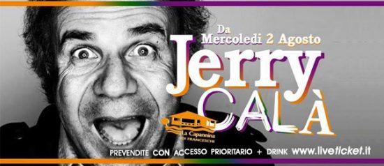 Jerry Calà "Una vita da Libidine" Concert Show alla Capannina di Forte dei Marmi