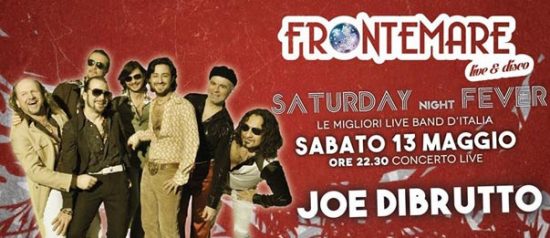 Joe Di Brutto in concerto al Ristorante Frontemare di Rimini