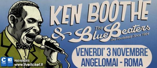 Ken Boothe & The Bluebeaters all'Angelo Mai di Roma