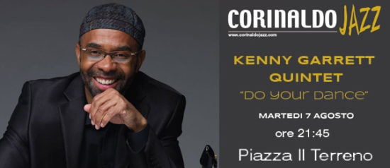 Kenny Garrett Quintet "Corinaldo Jazz 2018" in Piazza Il Terreno a Corinaldo