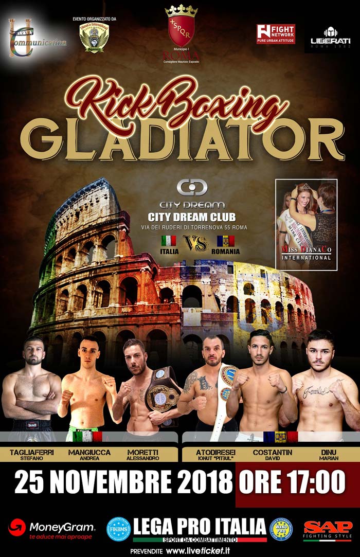 Kick Boxing Gladiator al City Dream a Roma