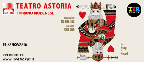 King of Hearts: Roedelius & Christopher Chaplin al Teatro Astoria di Fiorano Modenese