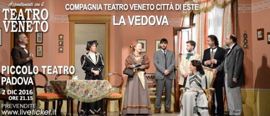 "La vedova" al Piccolo Teatro di Padova