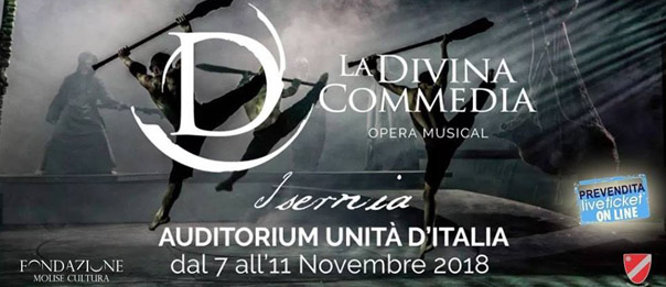 La Divina Commedia - Opera Musical all'Auditorium Unità d'Italia di Isernia