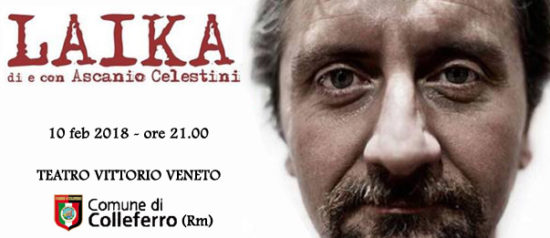 Ascanio Celestini "Laika al Teatro Vittorio Veneto di Colleferro