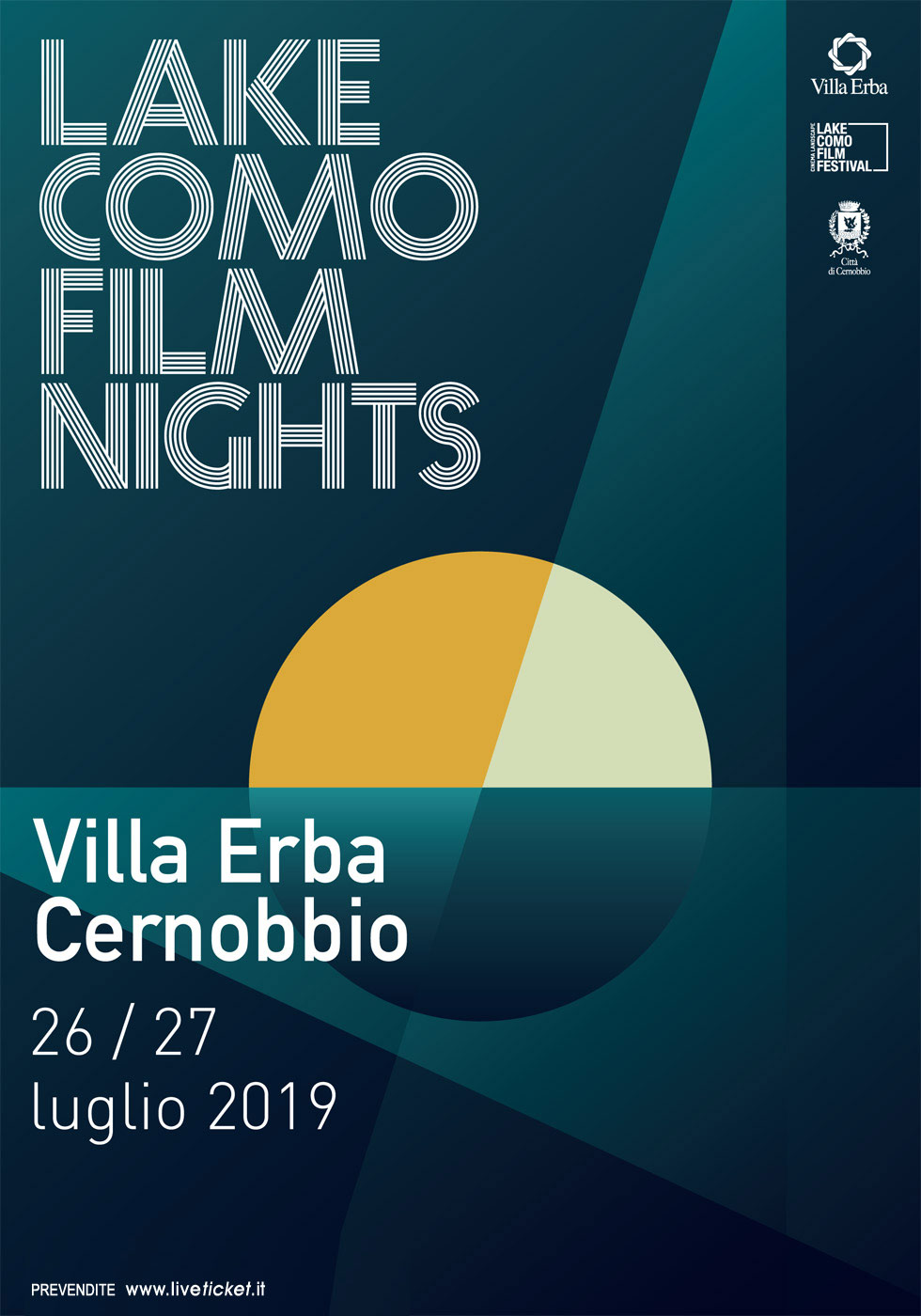 Lake Como Film Nights 2019 a Villa Erba a Cernobbio (CO)