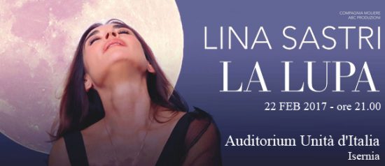 Lina Sastri "La Lupa" all'Auditorium Unità d'Italia di Isernia