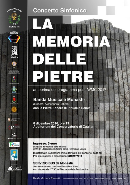 Concerto sinfonico "La memoria delle pietre" all'Auditorium del Conservatorio Cagliari