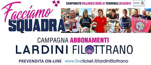 Lardini Filottrano Volley - Campionato serie A1 Stagione 2018/19