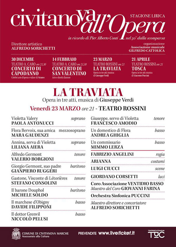 La Traviata al Teatro Rossini di Civitanova Marche