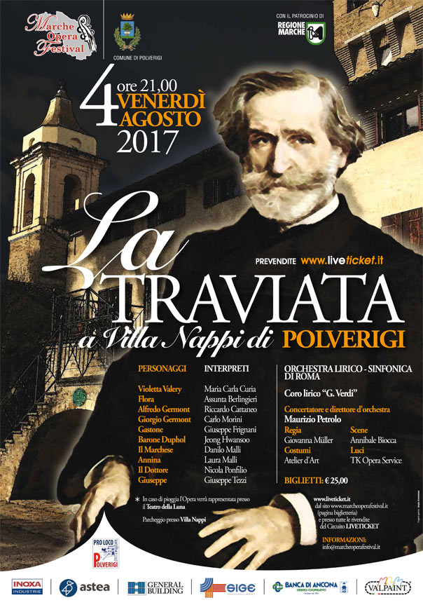 Marche Opera Festival "La Traviata" a Villa Nappi a Polverigi
