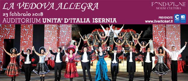 La vedova allegra all'Auditorium Unità d'Italia di Isernia
