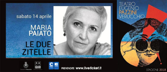 Maria Paiato - Le due zitelle al Teatro Pazzini di Verucchio