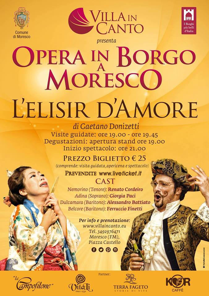 L'Elisir d'Amore all'Opera in Borgo a Moresco