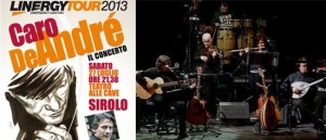 Concerto CaroDeAndré, Linergy-tour, al Teatro Le Cave a Sirolo
