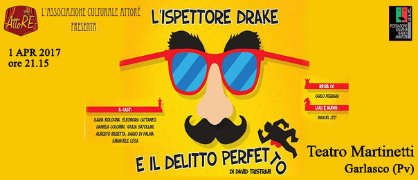 L' ispettore Drake e il delitto perfetto al Teatro Martinetti di Garlasco