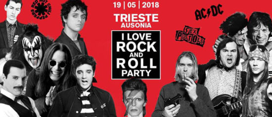 I love Rock and Roll party all'Ausonia Beach Club di Trieste