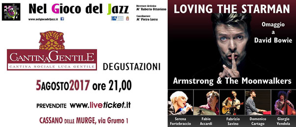 Loving the Starman - Omaggio a David Bowie alla Cantina Luca Gentile a Cassano Murge