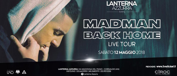 Madman "Back home" tour alla Lanterna Azzurra di Corinaldo