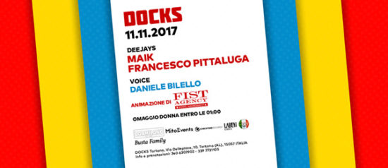 Maik Dj e Francesco Pittaluga al Docks di Tortona