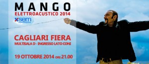 Elettroacustico Tour #2014 Mango in concerto a Cagliari