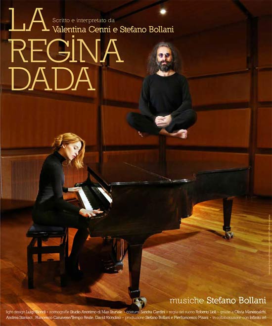 Stefano Bollani e Valentina Cenni "La regina Dada" al Teatro di Cagli 