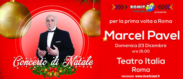 Marcel Pavel - Concerto di Natale al Teatro Italia a Roma