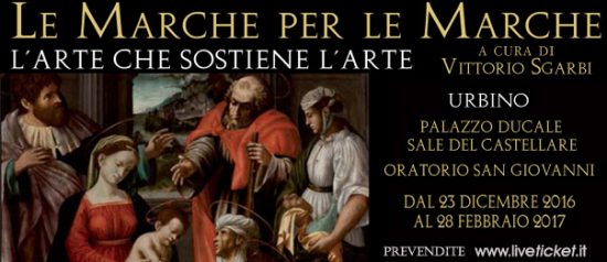 "Le Marche per le Marche. L'Arte che sostiene l'Arte" ad Urbino