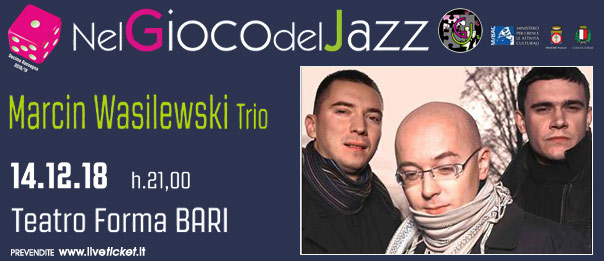 Marcin Wasilewsky trio al Teatro Forma di Bari