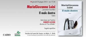 MariaGiovanna "Il male dentro" a Biella