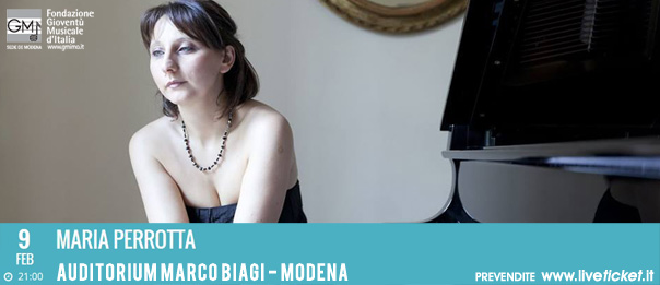 Maria Perrotta all'Auditorium Marco Biagi di Modena