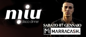 Marracash al Miu Disco Dinner