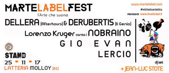 MarteLabelFest alla Latteria Molloy a Brescia