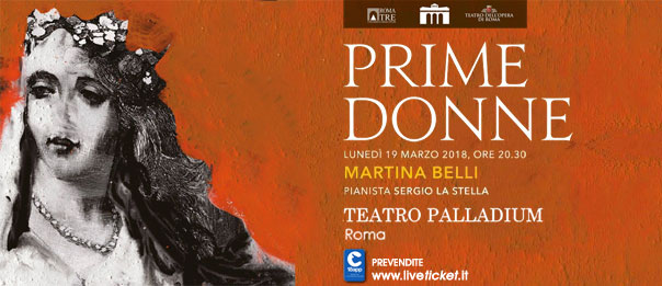 Martina Belli "Prime Donne" al Teatro Palladium a Roma