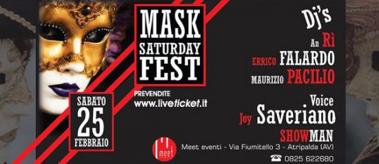 Mask Saturday Fest al Meet Eventi di Atripalda