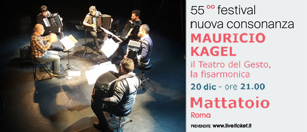 Mauricio Kagel - Il teatro del gesto, la fisarmonica al Mattatoio a Roma