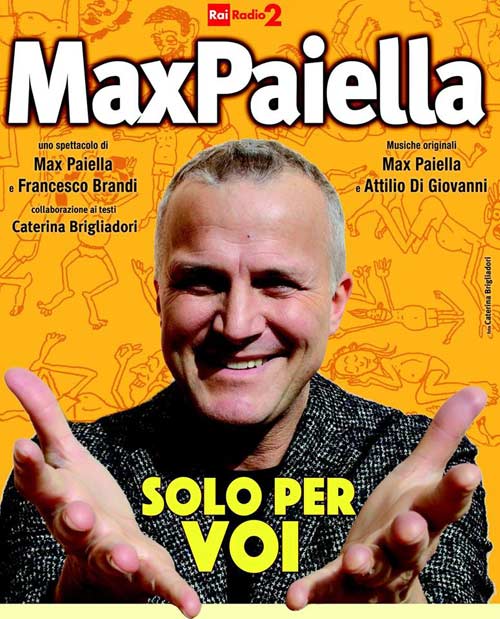 Max Paiella "Solo per voi" al Teatro Comunale di Treia