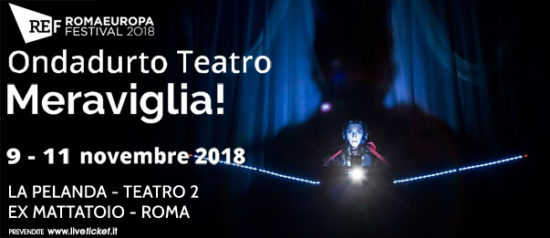 Romaeuropa Festival 2018 - Ondadurto Teatro "Meraviglia!" a La Pelanda a Roma