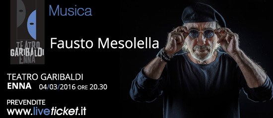 Fausto Mesolella in concerto al Teatro Garibaldi di Enna