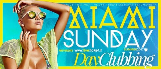 Miami Sunday al Cala Felice Beach Club a Puntone