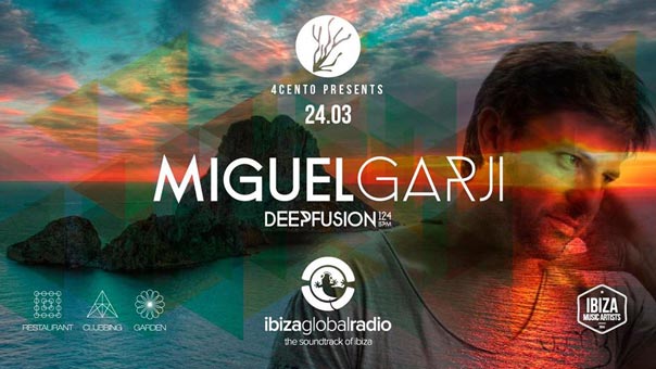 Miguel Garji (Deep Fusion - Ibiza Global Radio) al Ristorante 4cento di Milano