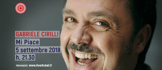 Gabriele Gabriele Cirilli "Mi piace" al Teatro Comunale di Cagli"Mi piace" al Teatro di Cagli